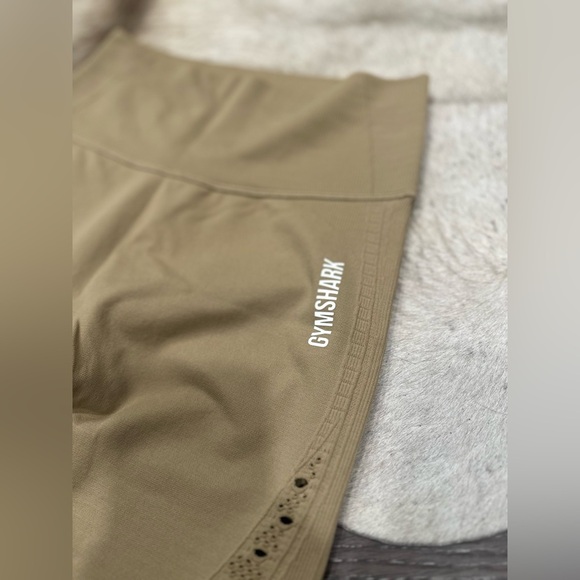 Gymshark ENERGY SEAMLESS LEGGINGS Biscotti Brown Size Small Women Gym Workout - Picture 4 of 9